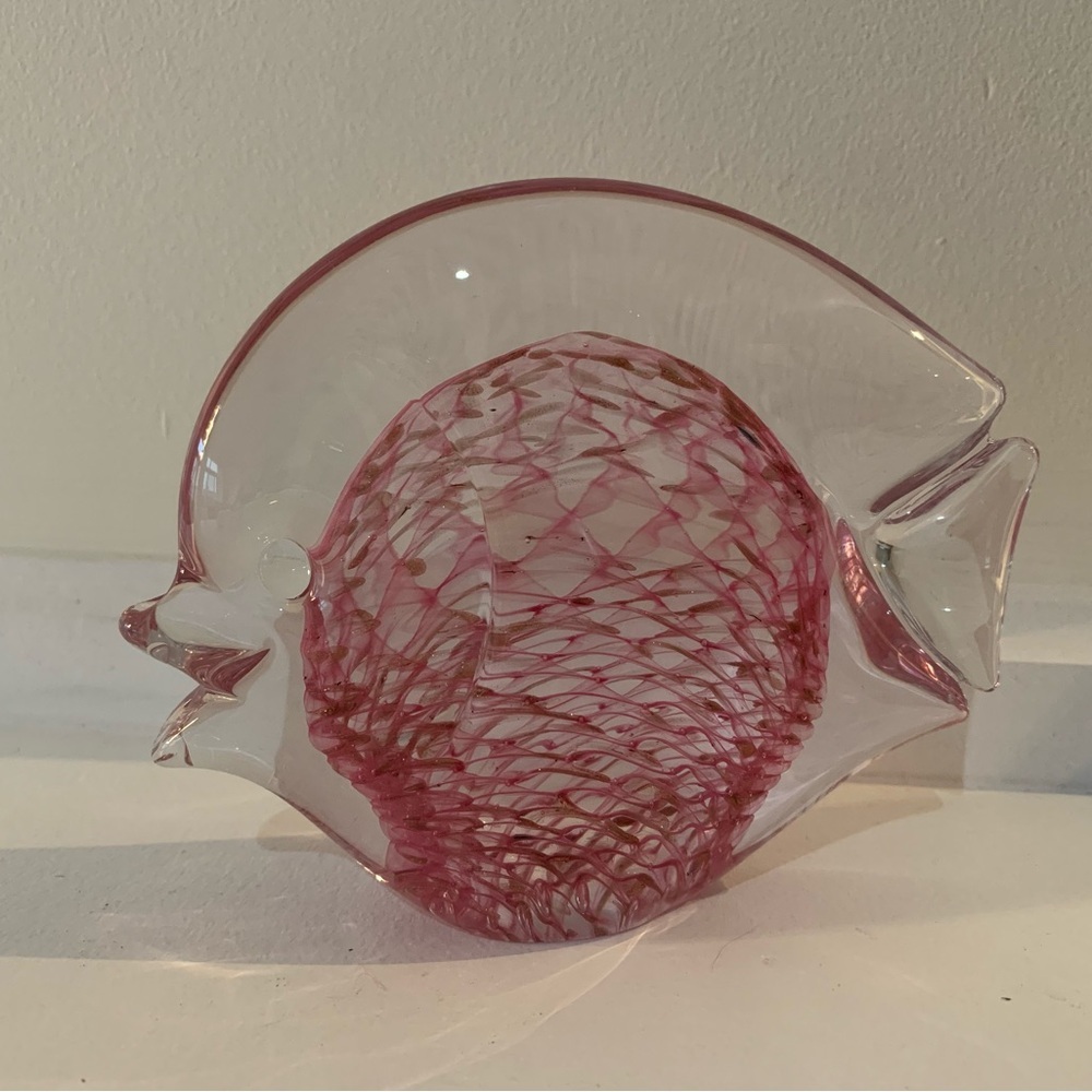 Signed Marcolin Sardinia Art Glass Fish